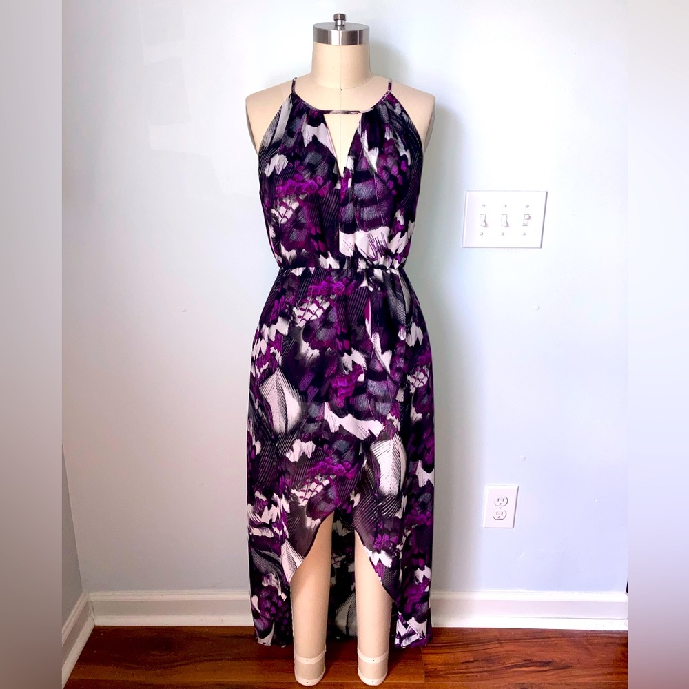 GUESS women’s size S full length petal skirt dress with skirt lining